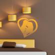 Bedroom wall decals - Wall decal kissing couple - ambiance-sticker.com