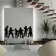 Figures wall decals - Wall decal cowboys silhouettes - ambiance-sticker.com