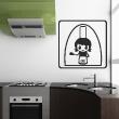 Wall decals for the kitchen - Wall decal Kitchen Wall sticker Bretonne in the stove - ambiance-sticker.com
