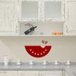 Wall decals for the kitchen - Wall decal Half watermelon - ambiance-sticker.com