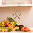 Wall decals for the kitchen - Wall decal Design fork and spoon - ambiance-sticker.com