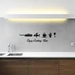 Wall decals for the kitchen - Wall decal Enjoy cooking time - ambiance-sticker.com