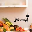 Wall decals for the kitchen - Wall decal It's ready - ambiance-sticker.com