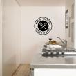 Wall decals for the kitchen - Wall decal King of the grill - ambiance-sticker.com