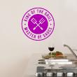 Wall decals for the kitchen - Wall decal King of the grill - ambiance-sticker.com