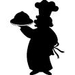 Kitchen wall decal Mini-chief figure - ambiance-sticker.com