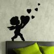 Figures wall decals - Wall decal Cupid bring a heart - ambiance-sticker.com