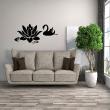 Flowers wall decals - Wall sticker Peaceful swa