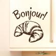 Wall decals for the kitchen - Wall decal Bonjour - ambiance-sticker.com