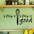 Wall decals for the kitchen - Wall decal Whip it - ambiance-sticker.com