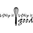 Wall decals for the kitchen - Wall decal Whip it - ambiance-sticker.com
