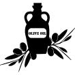 Wall decals for the kitchen - Wall decal Olive Oil - ambiance-sticker.com