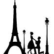 Paris wall decals - Wall decal Marriage proposal - ambiance-sticker.com