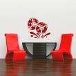 Wall decals design - Wall decal Dice design - ambiance-sticker.com