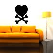Wall decals design - Wall decal Design heart and bones - ambiance-sticker.com