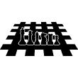 Wall decals design - Wall decal Chessboard design - ambiance-sticker.com