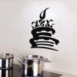 Wall decals for the kitchen - Wall decal Cake design - ambiance-sticker.com