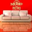 Wall decals design - Wall decal Design metro - ambiance-sticker.com