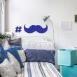 Wall decals design - Wall decal Design mustache - ambiance-sticker.com