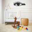 Wall decals for babies  Drawing eye wall decal - ambiance-sticker.com