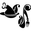 Wall decals for the kitchen - Wall decal Design meals - ambiance-sticker.com