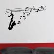 Wall decals music - Wall decal Saxophone design - ambiance-sticker.com