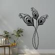 Flowers wall decals - Wall decal Design stems with buds and flowers - ambiance-sticker.com