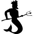 Figures wall decals - Wall decal God of the sea - ambiance-sticker.com