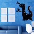 Animals wall decals - Dinosaur with bees Wall decal - ambiance-sticker.com