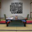 Wall decals with quotes - Wall decal Do. Be. Work hard - decoration - ambiance-sticker.com