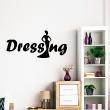 Wall decals design - Wall decal Dressing class - ambiance-sticker.com