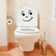 Bathroom wall decals - Wall decal Funny smile - ambiance-sticker.com
