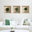 Wall decals 3D - Wall 3D small trees - ambiance-sticker.com