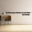 Wall decals with quotes - Wall decal Ein maan - ambiance-sticker.com