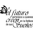 Wall decals with quotes - Wall decal The future belongs to … - ambiance-sticker.com