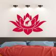 Flowers wall decals - Wall sticker Elephant in a lotus flower - ambiance-sticker.com