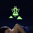 Glow in the dark   wall decals - Wall decal kid angel 2 - ambiance-sticker.com
