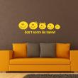 Wall decals for kids - Happy smiley family Wall decal - ambiance-sticker.com