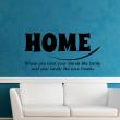 Wall decals with quotes - Wall decal Family friends - ambiance-sticker.com
