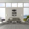 Wall decals with quotes - Wall decal Family rules do your best - decoration - ambiance-sticker.com