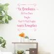 Wall decals with quotes - Wall sticker Faut profiter du bonheur - ambiance-sticker.com