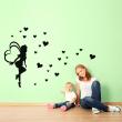 Wall decals for babies  Fairy with Hearts wall decal - ambiance-sticker.com