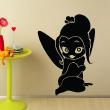 Wall decals for kids - Smiling fairy wall decal - ambiance-sticker.com