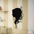 Figures wall decals - Wall decal Woman with curly hair - ambiance-sticker.com