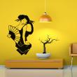 Figures wall decals - Wall decal Woman with a fan - ambiance-sticker.com