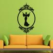 Figures wall decals - Wall decal Woman in front of his mirror - ambiance-sticker.com