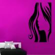Wall decals design - Wall decal Modern lady with long hair - ambiance-sticker.com