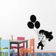 Wall decals for kids - Girl with balloonsWall decal wall decal - ambiance-sticker.com