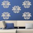 Wall decals design - Wall decal Flower Art Deco - ambiance-sticker.com