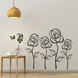 Flowers wall decals - Wall decal Flowers divine - ambiance-sticker.com